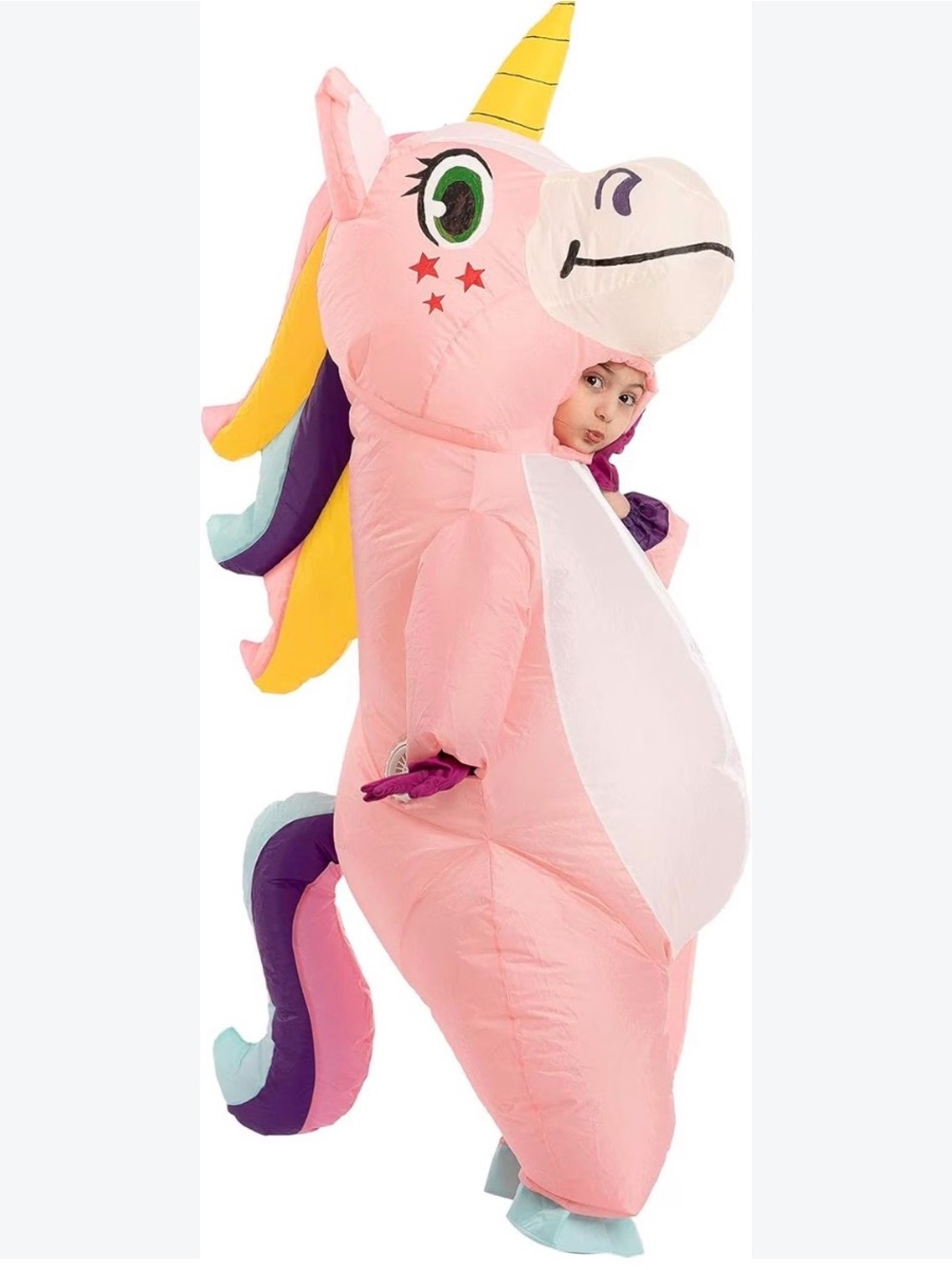 Inflatable Unicorn Child Costume
